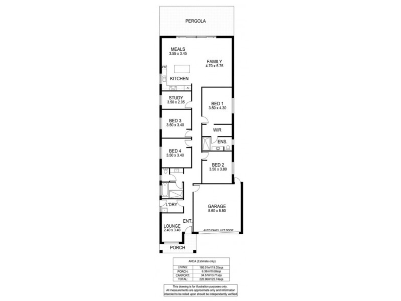 42 Hawker Avenue, Plympton Park SA 5038 Floorplan