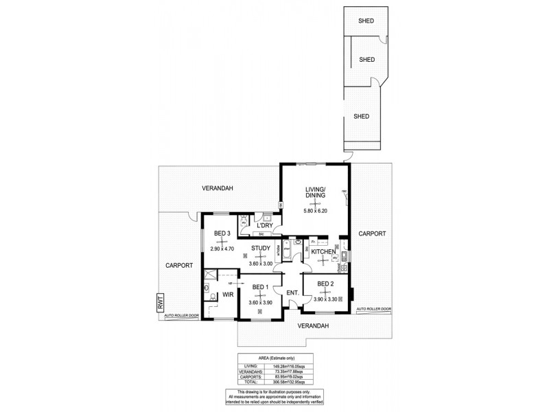 28 Lyons Street, Brooklyn Park SA 5032 Floorplan