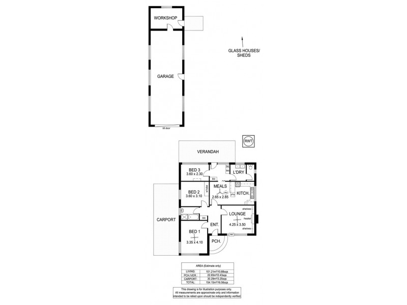 80 Beaconsfield Terrace, Ascot Park SA 5043 Floorplan