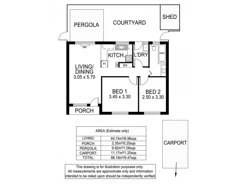 3/6 Ilford Road, Clarence Gardens SA 5039 Floorplan