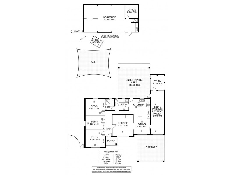 15 Taylor Court, South Plympton SA 5038 Floorplan
