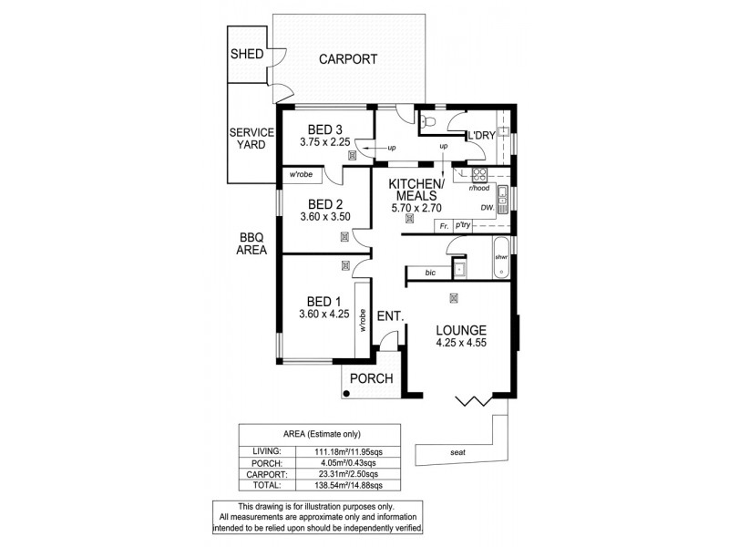 1/8 Burden Street, Glenelg North SA 5045 Floorplan