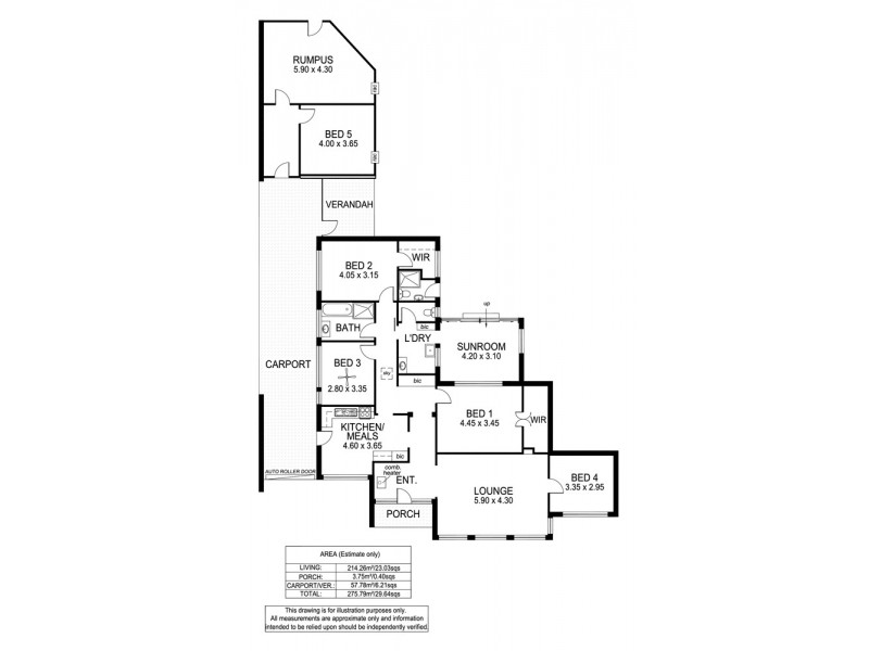 62 Waterman Terrace, Mitchell Park SA 5043 Floorplan