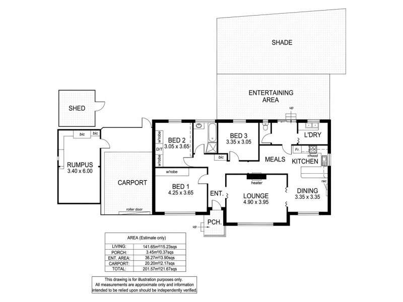 16 Columbine Avenue, West Lakes Shore SA 5020 Floorplan