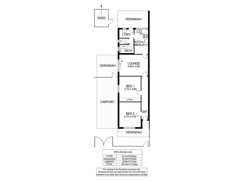 38 Russell Street, Rosewater SA 5013 Floorplan