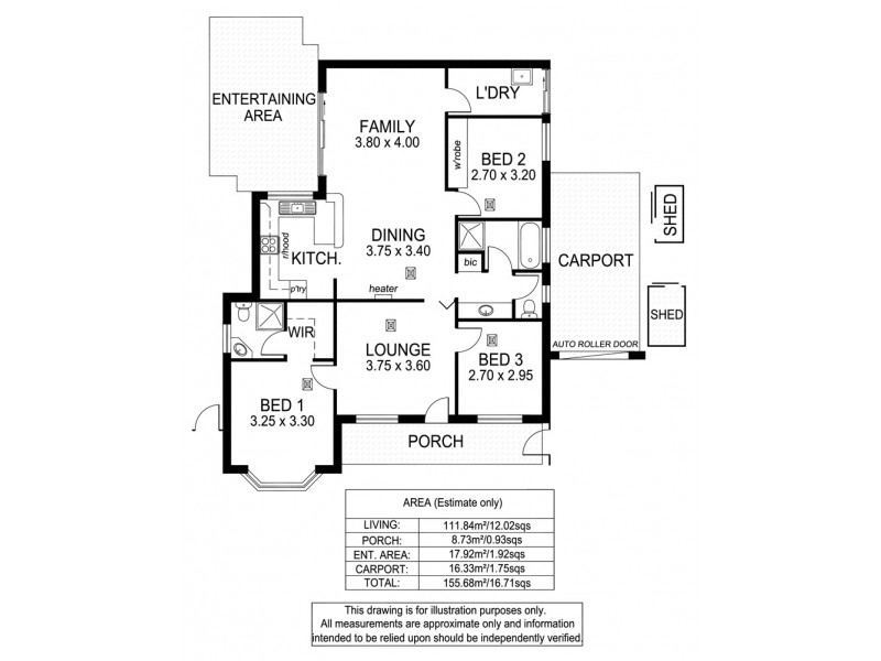 14 Park Street, Glandore SA 5037 Floorplan