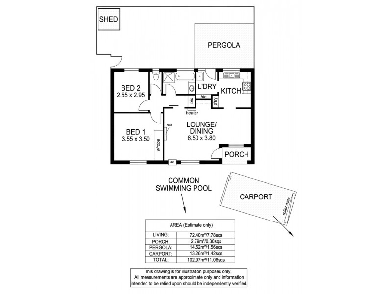 11/551 Marion Road, South Plympton SA 5038 Floorplan