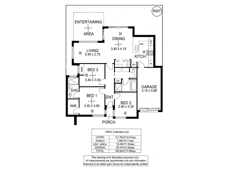 1B View Road, Glandore SA 5037 Floorplan