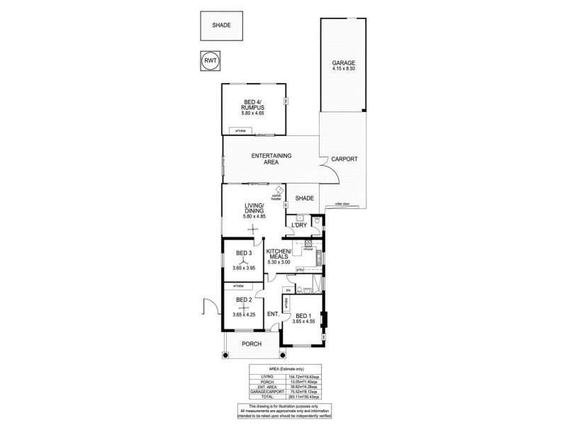 39 Garfield Avenue, Kurralta Park SA 5037 Floorplan