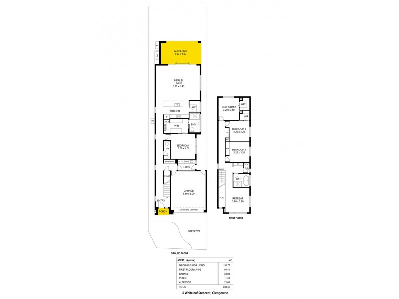 5a Whiteleaf Crescent, Glengowrie SA 5044 Floorplan