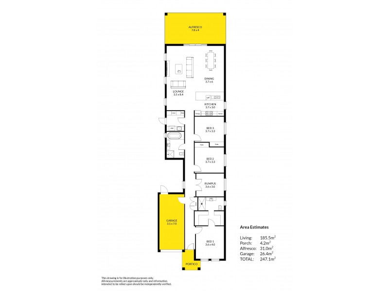 75 Wallala Avenue, Park Holme SA 5043 Floorplan