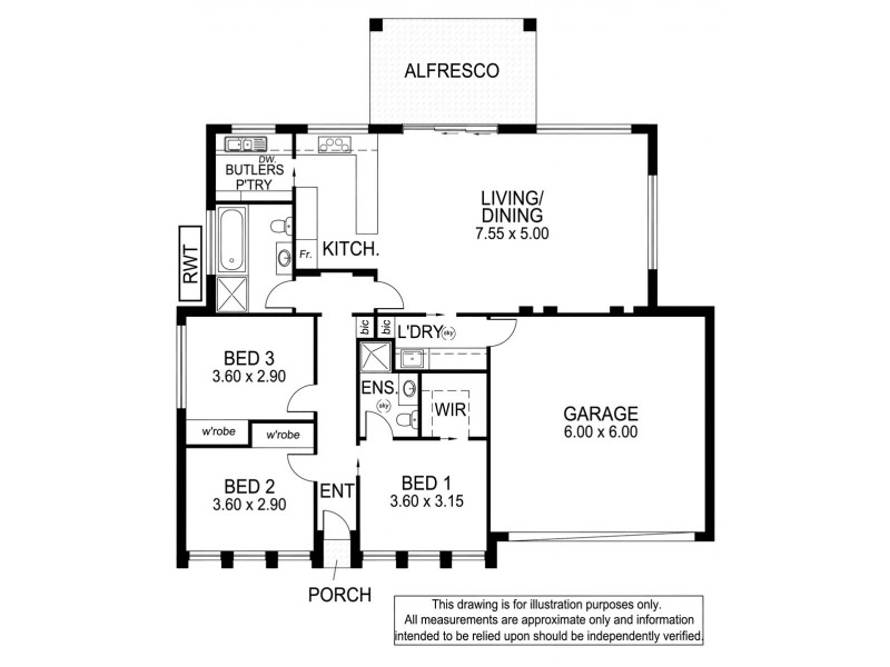 1B Yapinga Street, South Plympton SA 5038 Floorplan