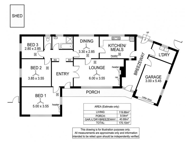 2 Wycombe Way, Glengowrie SA 5044 Floorplan