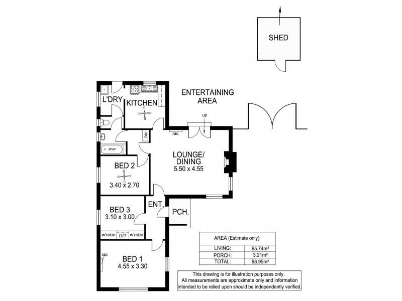 46 William Street, South Plympton SA 5038 Floorplan