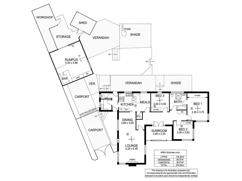 5 Melinda Road, Hackham SA 5163 Floorplan