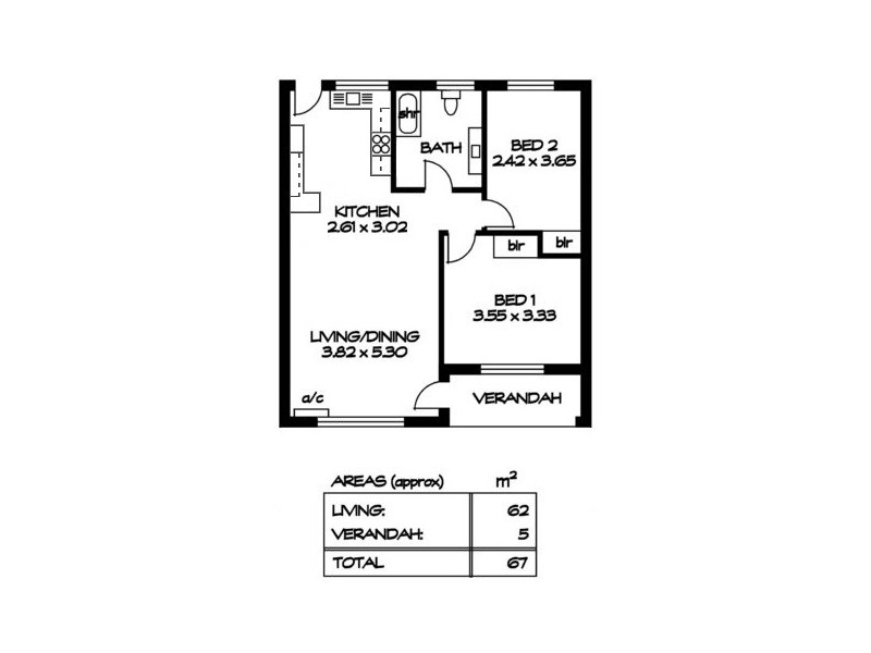 13/33 Angus Avenue, Edwardstown SA 5039 Floorplan
