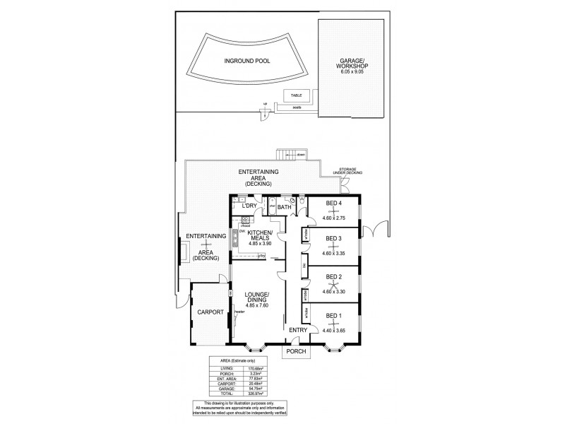 1 Carunta Street, Wattle Park SA 5066 Floorplan