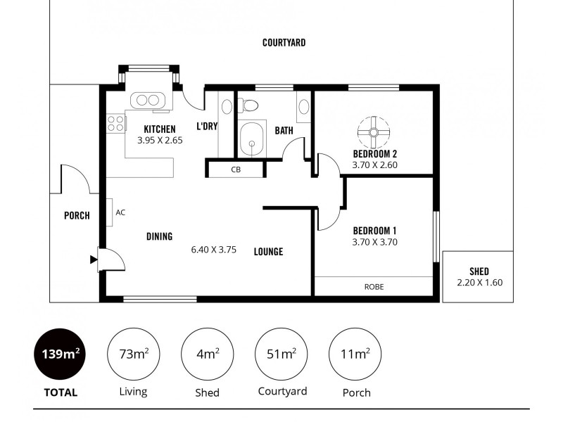 2/200A Diagonal Road, Warradale SA 5046 Floorplan