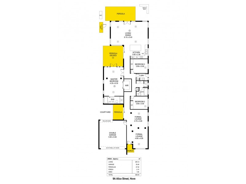 9A Alice Street, Hove SA 5048 Floorplan