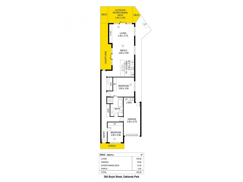 30A Boyle Street, Oaklands Park SA 5046 Floorplan