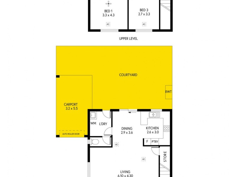 8/1 Church Crescent, Marion SA 5043 Floorplan