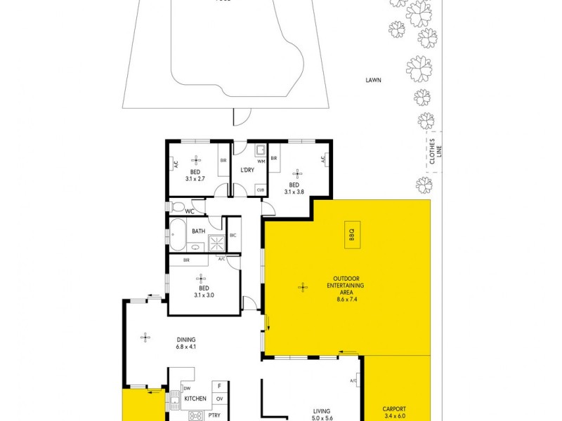 62 Helmsdale Avenue, Glengowrie SA 5044 Floorplan