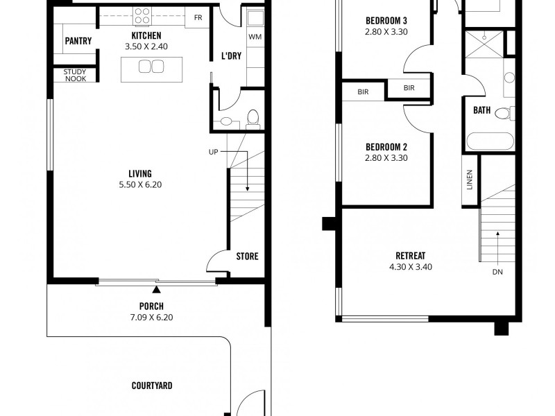 1 A-C Helen Street, Glenelg North SA 5045 Floorplan