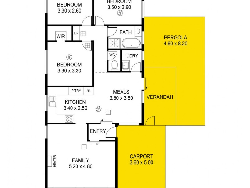 19 Cohen Court, Clovelly Park SA 5042 Floorplan