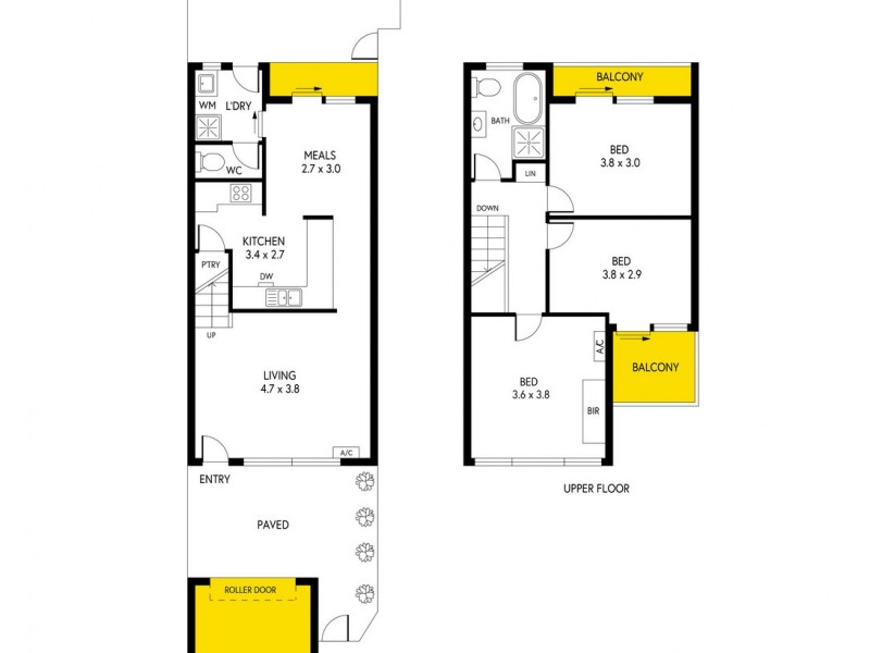 3/7 Sandpiper Place, West Lakes Shore SA 5020 Floorplan