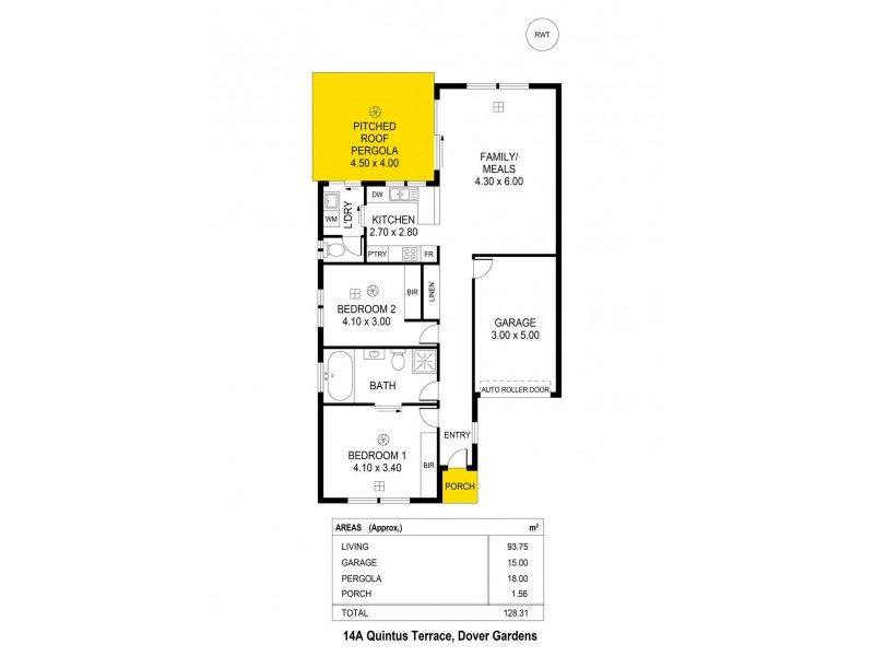 14A Quintus Terrace, Dover Gardens SA 5048 Floorplan