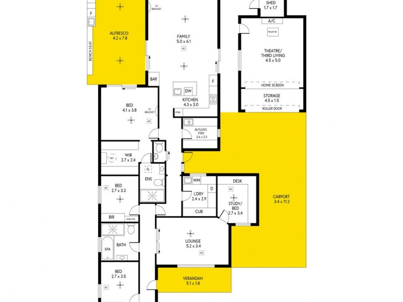 46 Arthur Street, Tranmere SA 5073 Floorplan