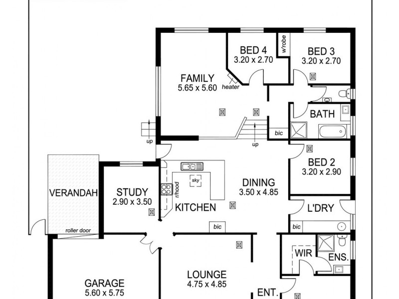 57 Fiveash Drive, Pasadena SA 5042 Floorplan