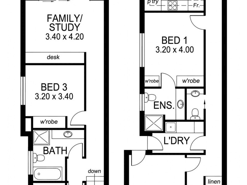 52, 52A and 52B Lindsay Street, Plympton SA 5038 Floorplan