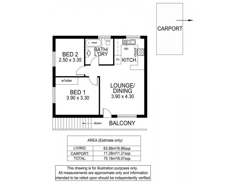 4/26 Wellington Street, Glandore SA 5037 Floorplan