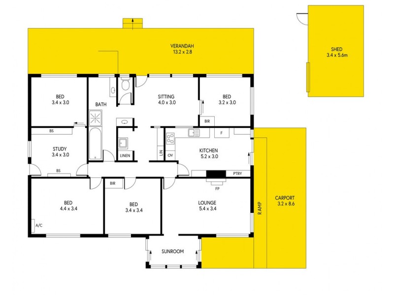 4 Sweetwater Street, Seacombe Gardens SA 5047 Floorplan