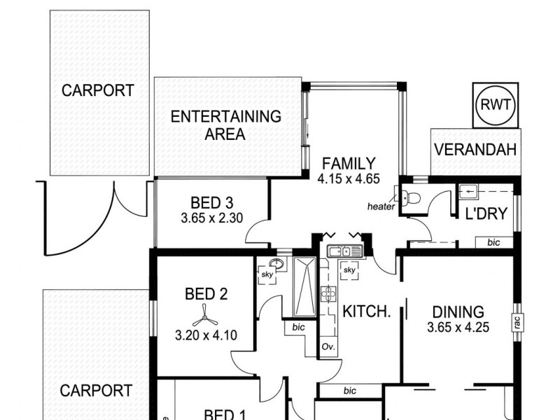 16 Butler Crescent, Glengowrie SA 5044 Floorplan