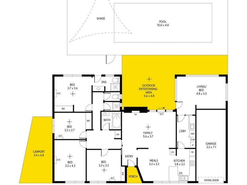 3 Sweetwater Street, Seacombe Gardens SA 5047 Floorplan