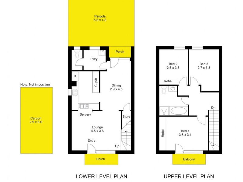 2/192 Morphett Road, Glengowrie SA 5044 Floorplan