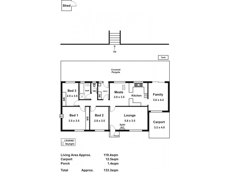 20 Lillian Street, Huntfield Heights SA 5163 Floorplan
