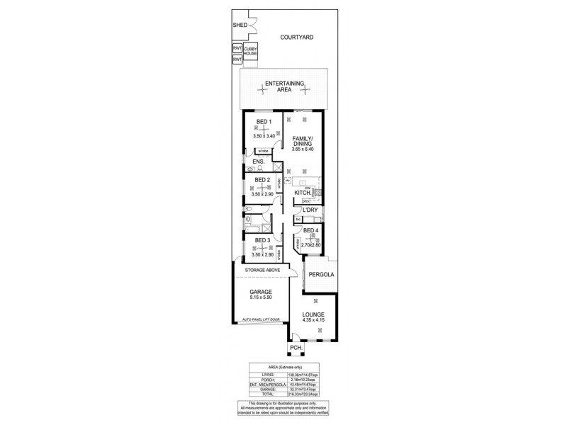 14 Stanley Street, Glengowrie SA 5044 Floorplan