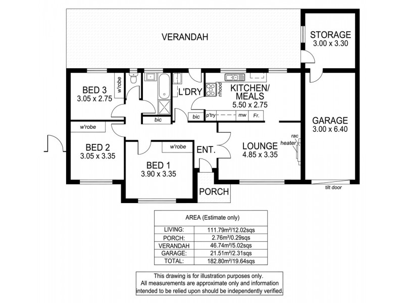 42 Thames Drive, Reynella SA 5161 Floorplan