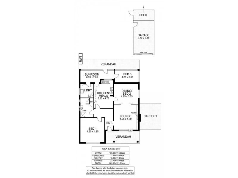 564 Cross Road, South Plympton SA 5038 Floorplan