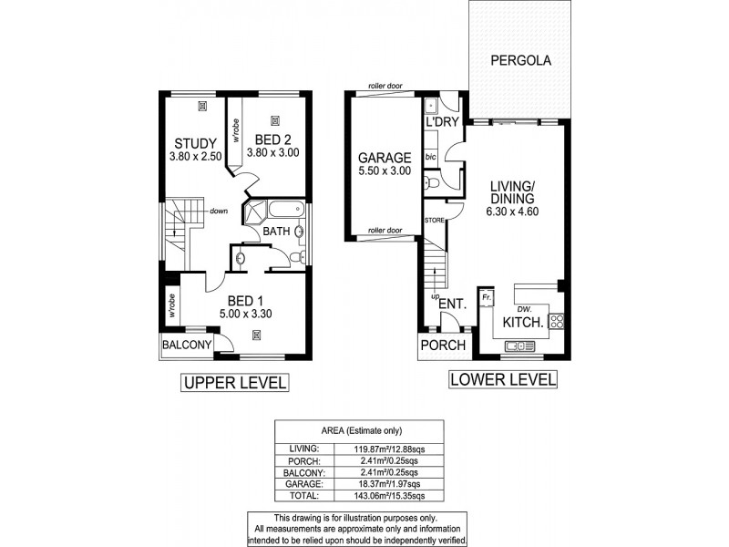 12B Wattle Terrace, Plympton Park SA 5038 Floorplan