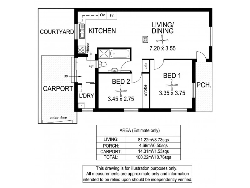 1/16 Fifth Avenue, Glenelg East SA 5045 Floorplan