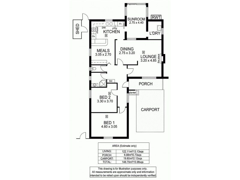 176 Raglan Avenue, South Plympton SA 5038 Floorplan
