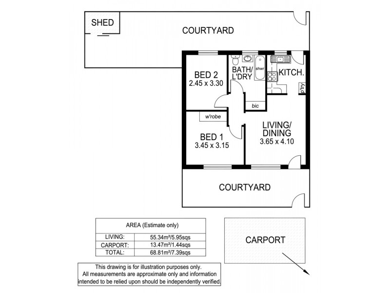 9/46 Military Road, West Beach SA 5024 Floorplan