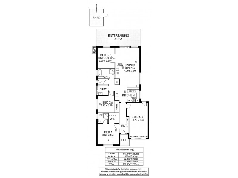 22A Melville Street, South Plympton SA 5038 Floorplan