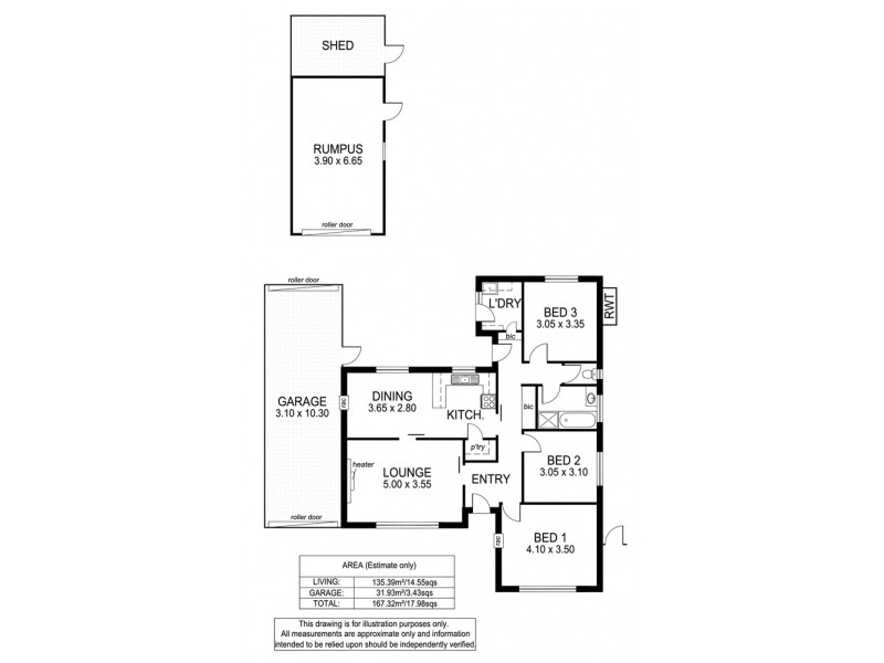 18 Nilpena Avenue, Park Holme SA 5043 Floorplan