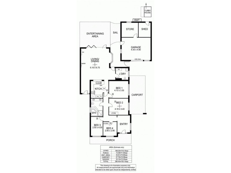 9 Somers Street, North Brighton SA 5048 Floorplan