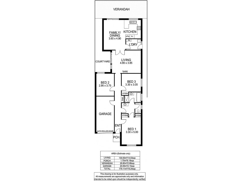 10A Chitral Terrace, South Plympton SA 5038 Floorplan